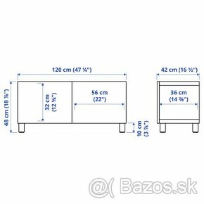 skrinka pod TV ikea besta - 2