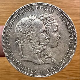 Predám 2 Florin 1879 - Výročie Striebornej Svadby - 2