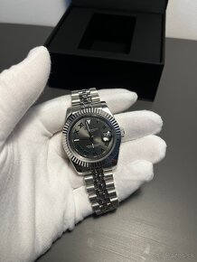 Seiko mod Datejust Wimbledon Grey - 2