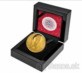 Kráľ CHARLES III 1oz zlatá minca 2023 - 2