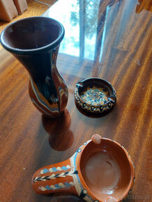 Bulharska keramika-vaza,popolniky - 2