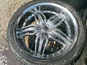 Alu sada = 5x112/5x114,3 = ZYOXX WHEELS = s pneu =295/35 R22 - 2