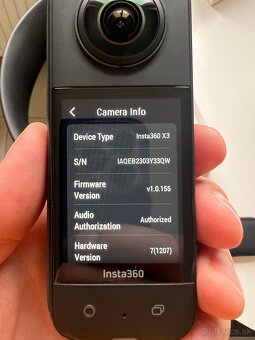 Akčná kamera Insta360 X3 s množstvom príslušenstva - 2