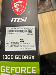 MSI GeForce RTX 3080 VENTUS 3X PLUS 10G OC LHR - 2