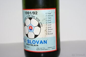 Rarita - šampanské ŠK SLOVAN Bratislava 1991/1992 - 2