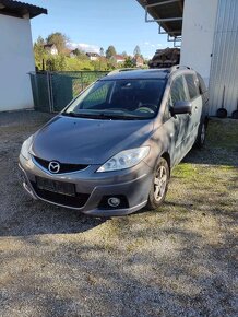 mazda 5 1.8i benzin 85 kw  rok 2008 šedá metalíza - 2