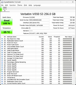 SSD 256gb záruka Verbatim Vi550 S3 - 2