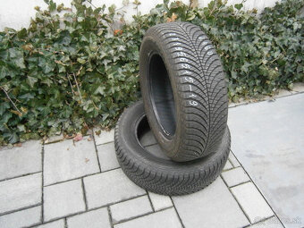 Predám 2x celoročné pneu Goodyear 195/65 R15 91VXL - 2