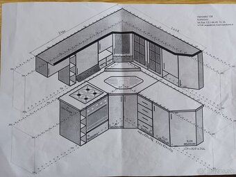 Zachovalá kuchynská linka za odvoz - 2