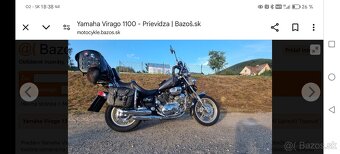 Predám Yamaha XV 1100 virago - 2