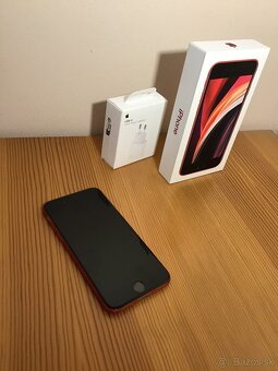 Iphone se, red, 128 GB (PRODUCT RED) 2020, GRATIS apadtér. - 2