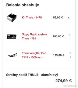 Thule WingBar evo - 2