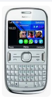 Nokia 302 Asha white - 2