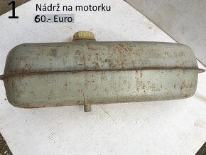 Nádrž na motorku skúter Tatran 128 - 2