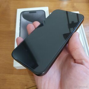 iPhone 15 Pro Black Titanium 128GB TOP STAV zaruka - 2