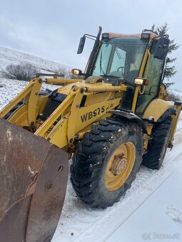 Predám traktorbáger Komatsu WB 97S s TP - 2