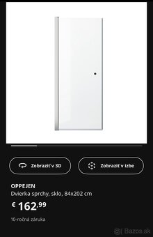 Sprchový kút IKEA - 2