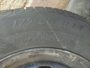 Kolesá VW R14 5x100 - Nové pneumatiky - 2