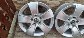 Predám originál Škoda CRATERIS elektrony 5x112 r16 ,6.5Jet50 - 2