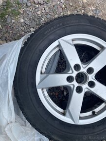 Najazdené zimné pneu na diskoch 215/60/r16 bridgestone - 2