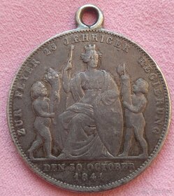 Minca - 1/2 gulden 1841 Wurtemberg (prívesok) - 2