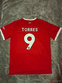 Originálny futbalový dres LIVERPOOL FC, FERNANDO TORRES 9 - 2