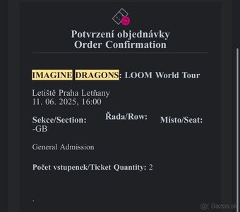 Imagine Dragons Stání Praha 11.6.2025 - 2