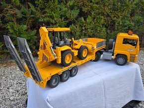 Hračky Bruder MAN TGA s návesom a traktor JCB 4CX - 2776 - 2