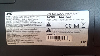 24" TV JVC - 2