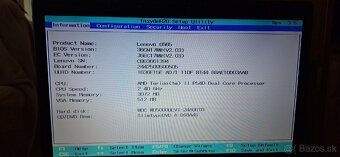 Predam notebook Lenovo - 2