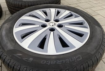 Elektróny originál škoda 5x112 r17 + letné prémiové pneu - 2