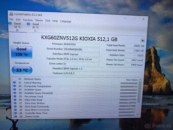 SSD disk M.2. NVme KIOXIA 512GB - 2