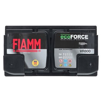 auto bateria Fiamm ECOFORCE AGM 12V 80Ah STOP START - 2