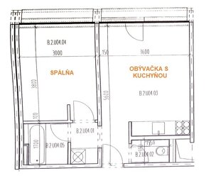 Komplet zariadený 2- IZB menší BYT v tichom prostredí - 2