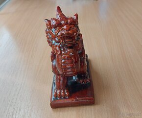 CHINESE FOO DOG LION socha - 2