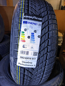 NOVÉ/ZIMNÉ pneumatiky GOODYEAR 205/55 R16 91T - 2