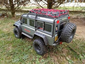 RC auto Traxxas TRX-4 Land Rover Defender 1:10 TQi RTR, sivá - 2