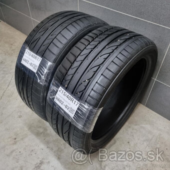 Letné pneumatiky 215/40 R17 BRIDGESTONE DOT4021 - 2