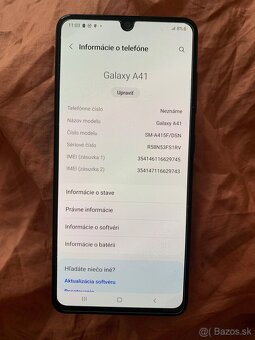 Predám mobilný telefón Samsung A 41 - 2