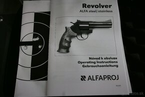 Revolver Alfa Stainless 357 Magnum 4" hlaveň - 2