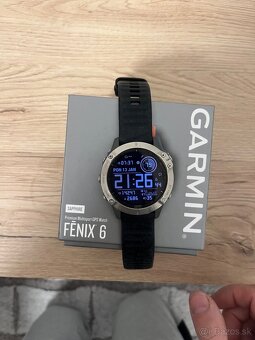 Predám Garmin Fenix 6 Pro Sapphire Titanium 47mm - 2