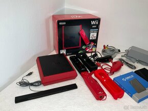 Nintendo Wii Mini - 2 ovladače - 300G HDD plný her - originá - 2