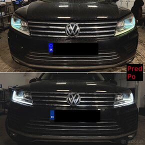 Oprava led pasika Touareg 7P denneho svietenia - 2