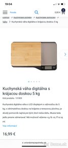 Kuchynská váha digitálna s krájacou doskou - 2