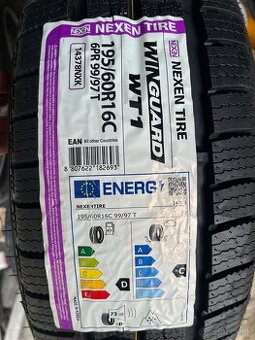 Nové zimné pneu 195/60 R16C - 2