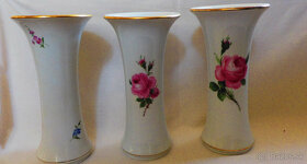 Míšeň, Meissen - malované porcelánové vázy - 2