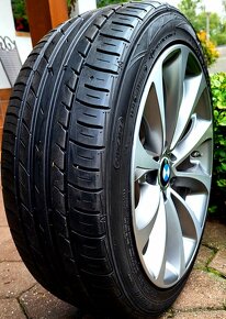 alu R18 5x120 bicolor, senzory, pneu 225/45, orig. BMW - 2