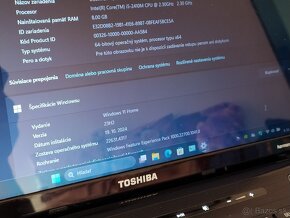 Toshiba/i5/Win11/GT540M/8GB DDR3/podsvietená klávesnica... - 2