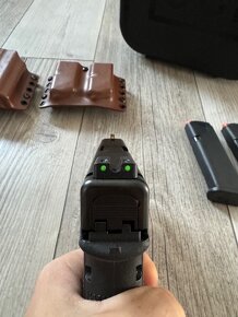 Glock 45 9mm + Truglo TFX pro + Olight Baldr mini zeleny - 2