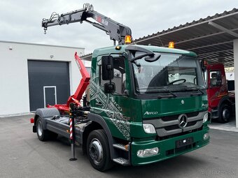 MERCEDES-BENZ ATEGO 1218 HÁKOVÝ NOSIČ HYDRAULICKÁ RUKA HIAB - 2